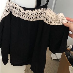 Off the shoulder shirt